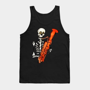 The Skeleton Bassoonist Tank Top